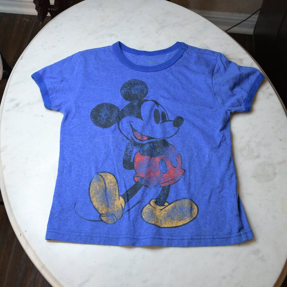 Disney Mickey Mouse Vintage T-shirt Short Sleeve Child Size M